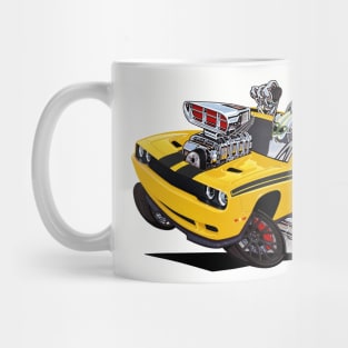 top banana yellow Challenger HELLCAT Mug